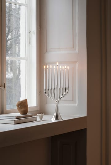 Cobra Hanukkah lys 18-pak - Hvid - Georg Jensen