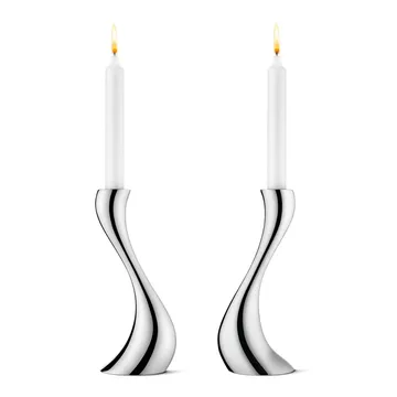 Cobra lysestage, 2 stk. - mellem, 20 cm - Georg Jensen