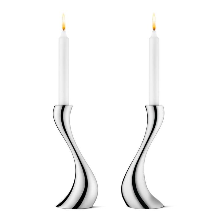 Cobra lysestage, 2 stk. - mellem, 20 cm - Georg Jensen