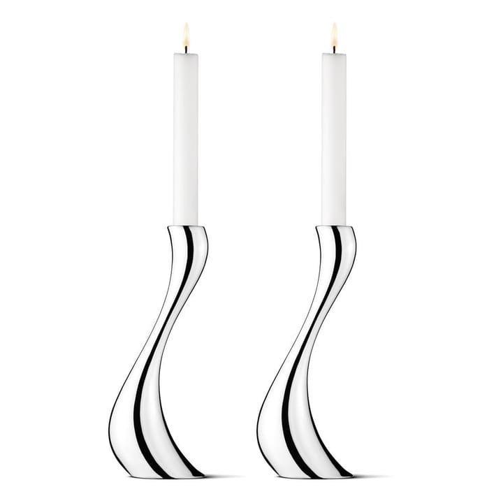 Cobra lysestage, 2 stk. - stor, 24 cm - Georg Jensen