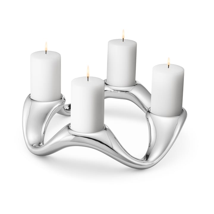 Cobra lysestage Ø33 cm, Rustfrit stål Georg Jensen