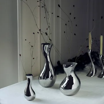 Cobra vase - Rustfrit stål, small - Georg Jensen