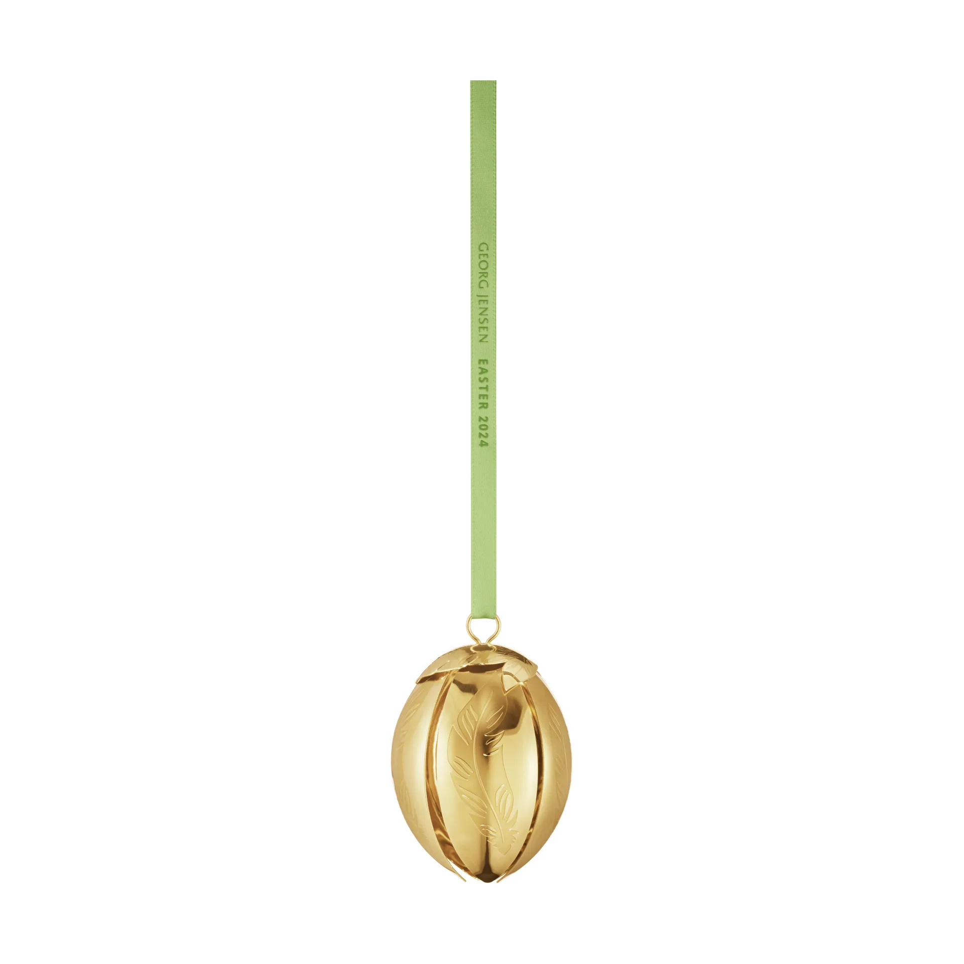 Georg Jensen påskeæg ornament 2024, 18 K Guldbelagt Georg Jensen