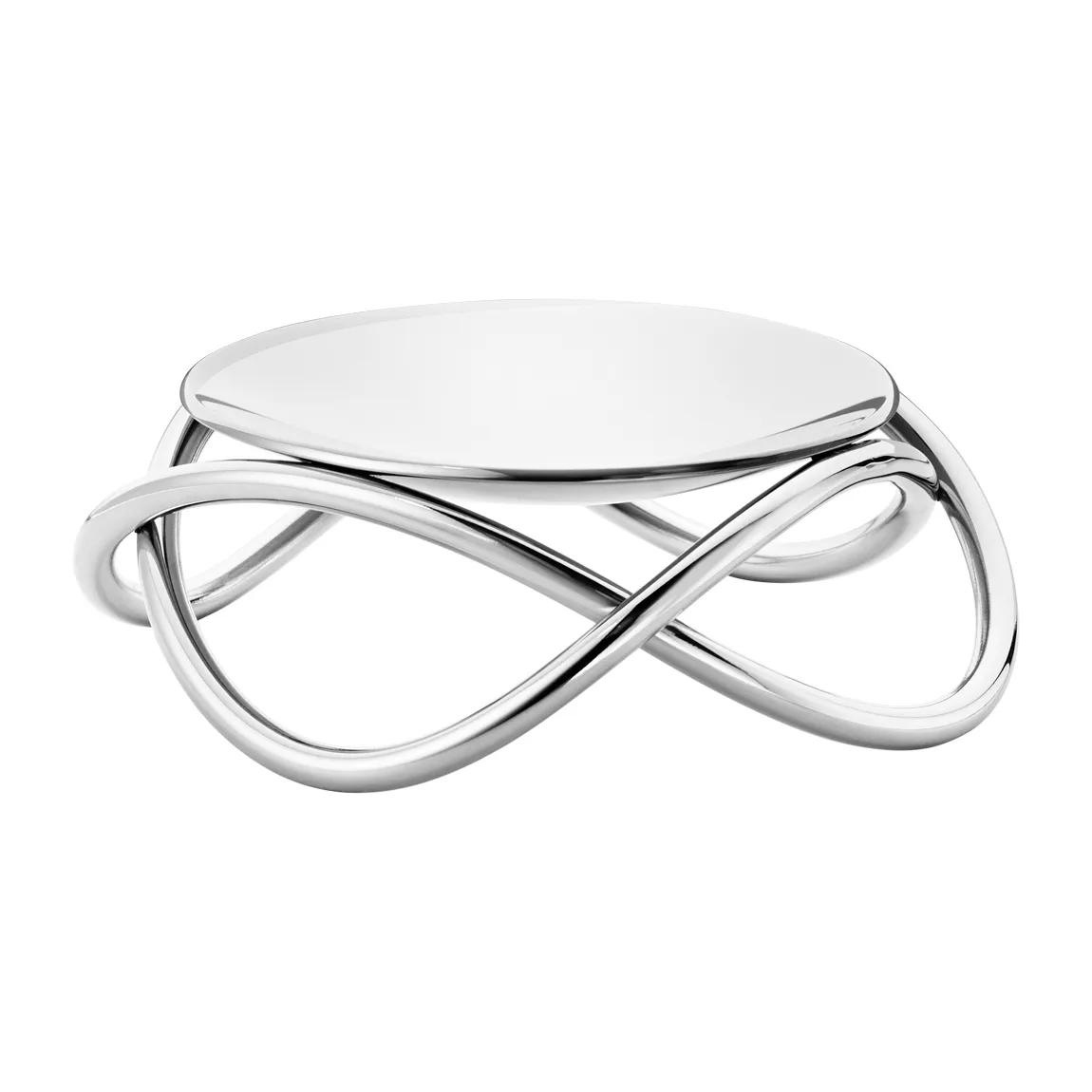 Glow lysestage, lille, Blank Georg Jensen