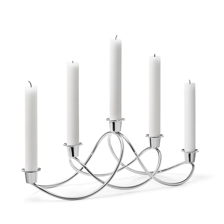 Harmony lysestage, blank Georg Jensen