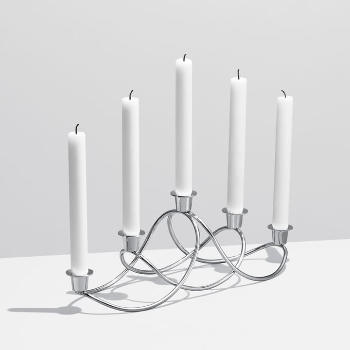 Harmony lysestage, blank Georg Jensen