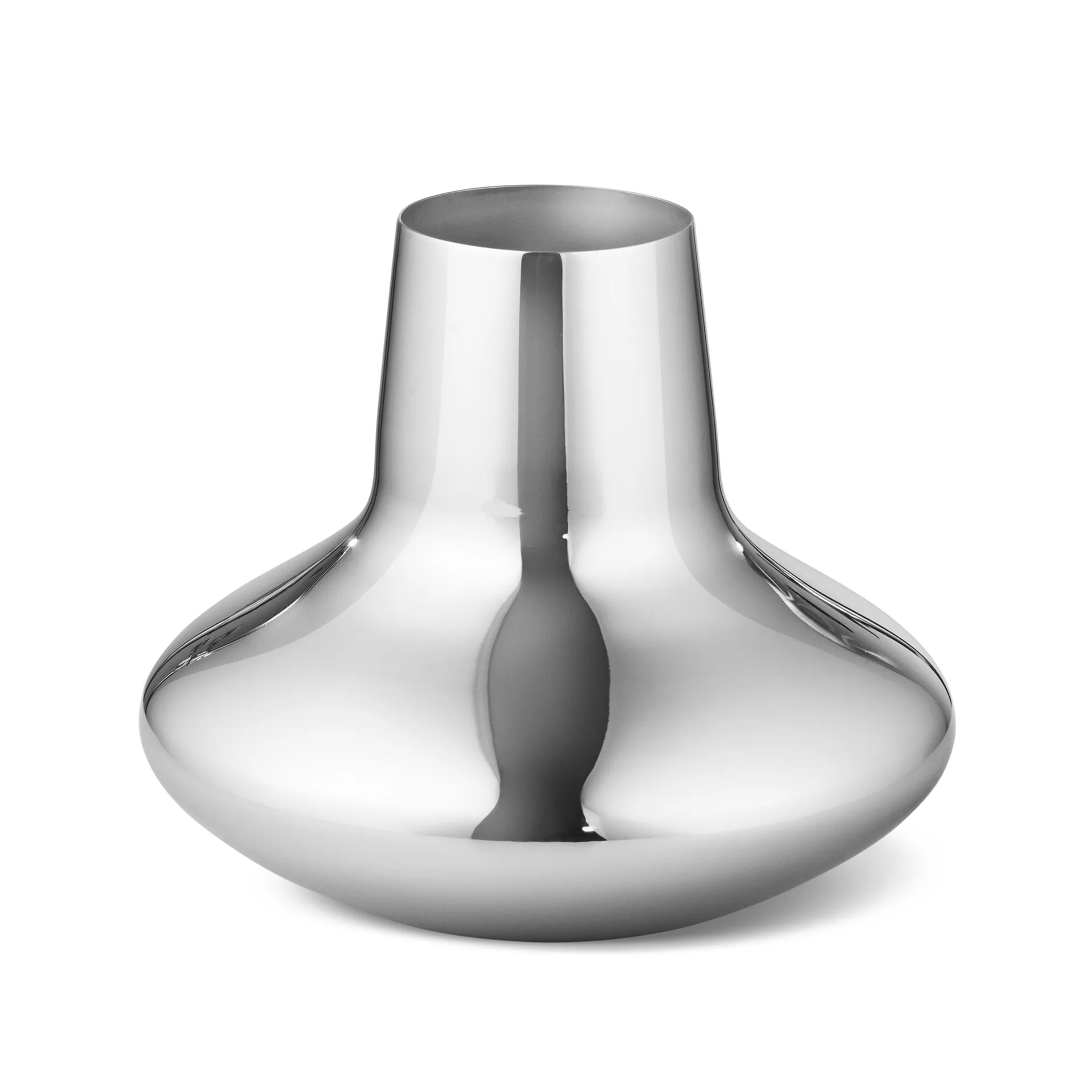 Henning Koppel vase rustfrit stål, Lille, 12,4 cm Georg Jensen