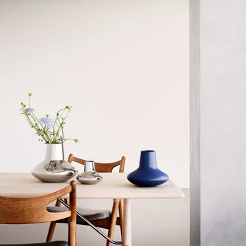 Henning Koppel vase rustfrit stål - Lille, 12,4 cm - Georg Jensen