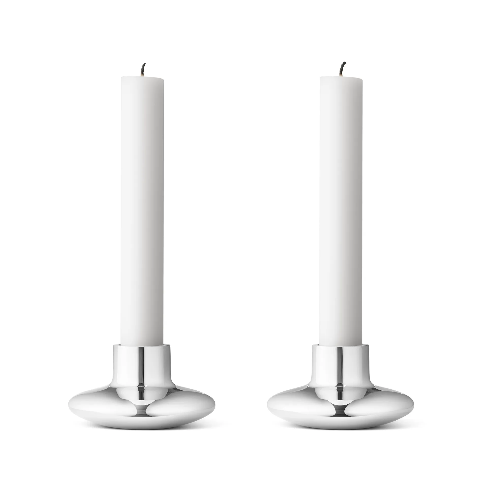 HK lysestage 2 stk, 4,2 cm Georg Jensen