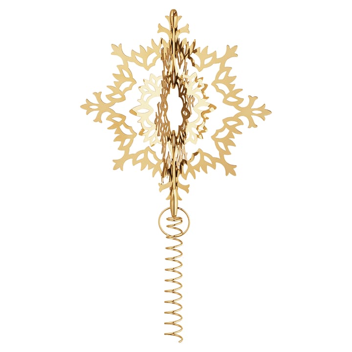 Ice Flower juletræsstjerne - Forgyldt - Georg Jensen