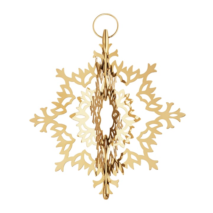 Ice Flower juletræsstjerne, Forgyldt Georg Jensen