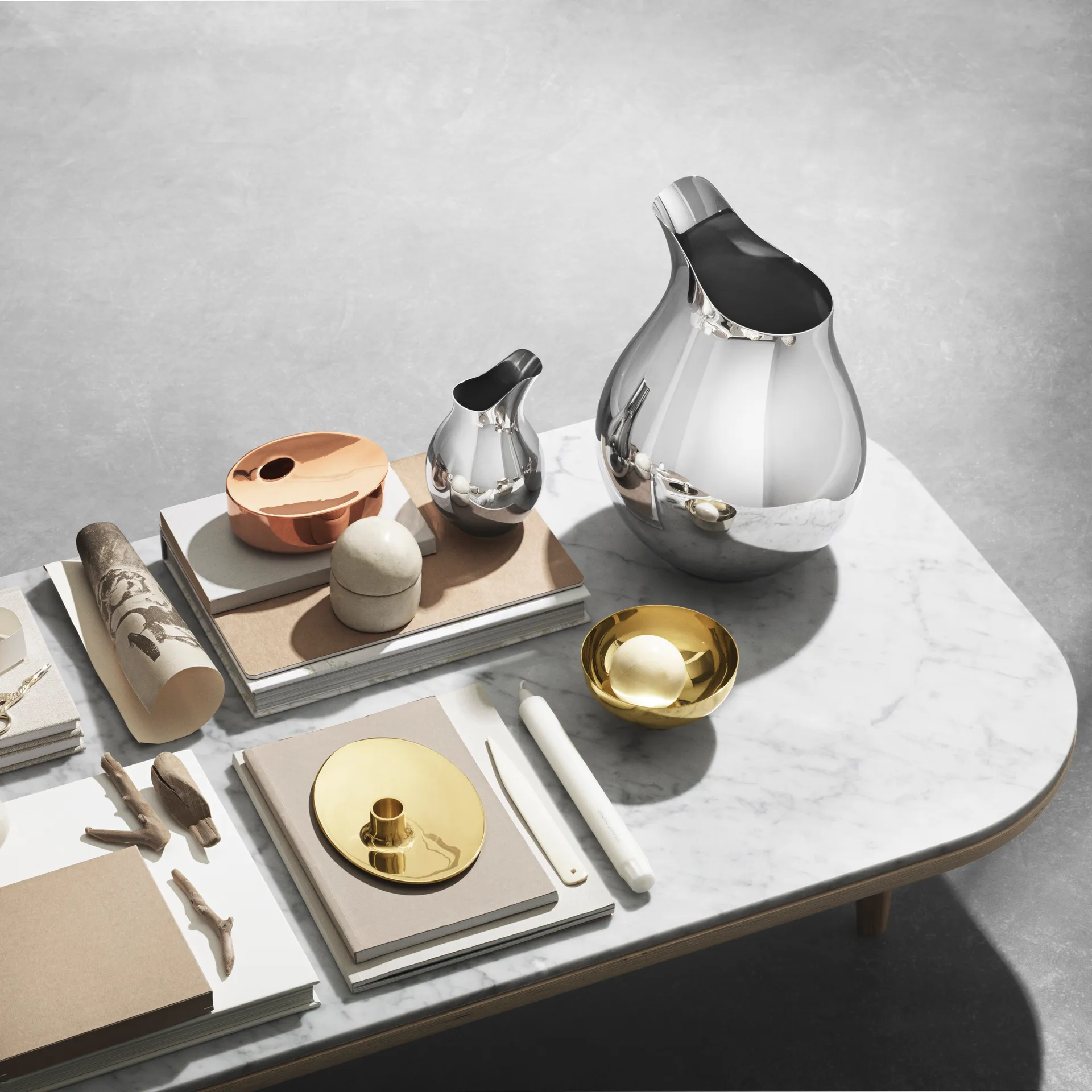 Ilse skål messing, Ø 12,5 cm Georg Jensen