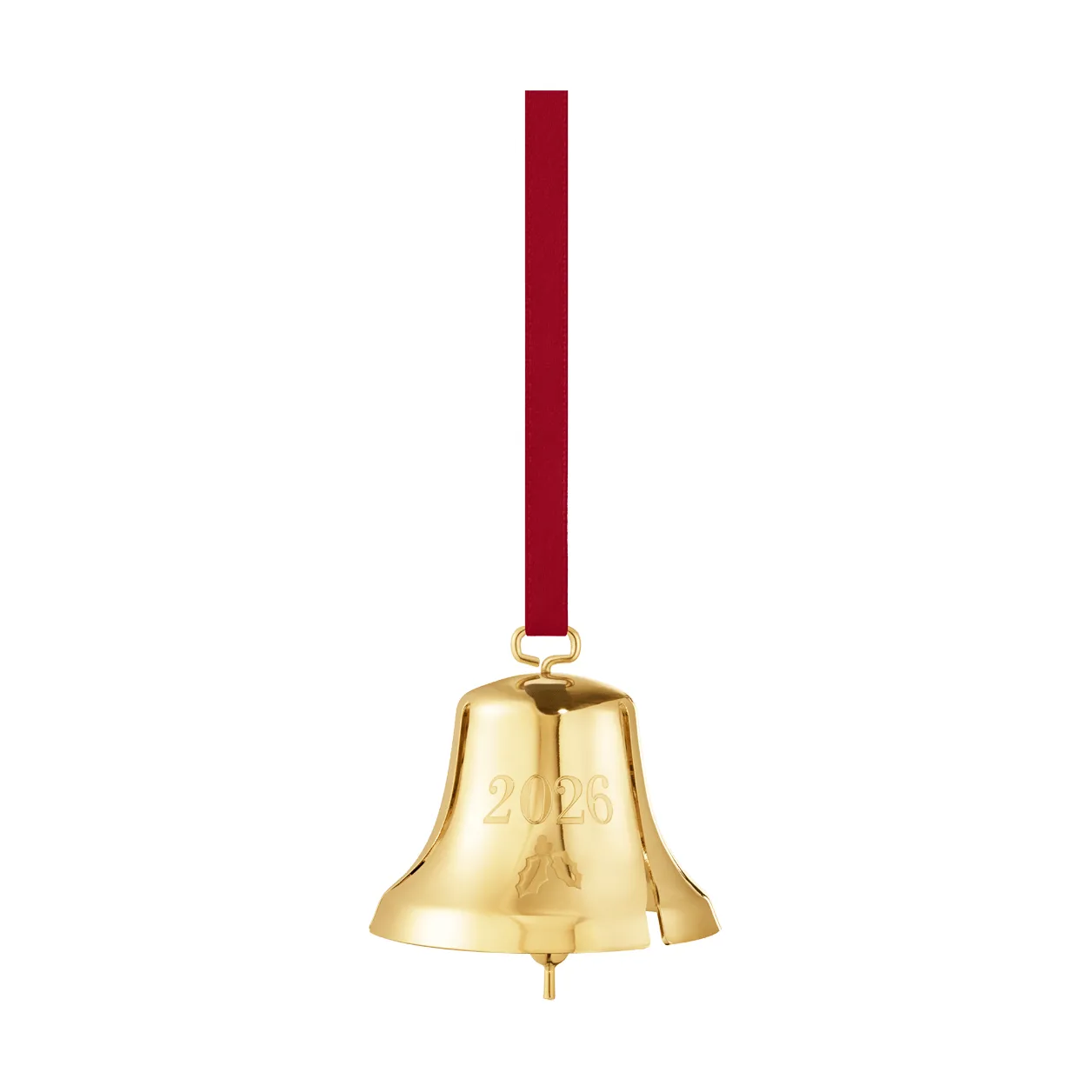 juleklokke 2026, guld Georg Jensen