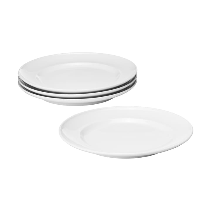 Koppel frokosttallerken Ø22 cm 4-pak - Hvid - Georg Jensen