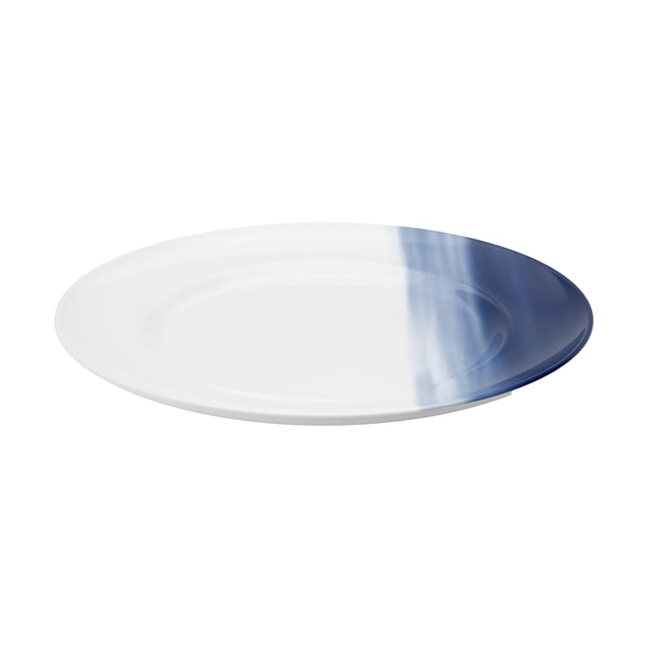 Koppel frokosttallerken dekor Ø22 cm - Hvid-blå - Georg Jensen