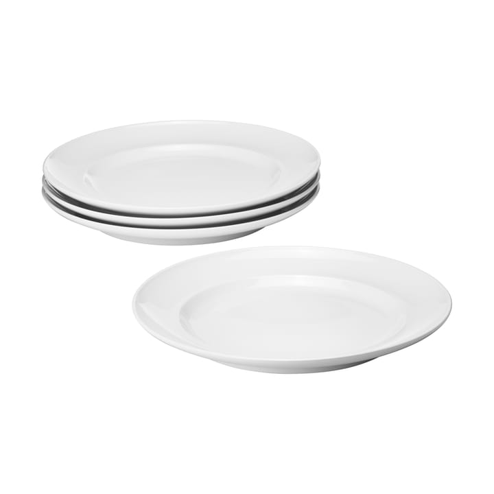 Koppel middagstallerken Ø27 cm 4-pak - Hvid - Georg Jensen