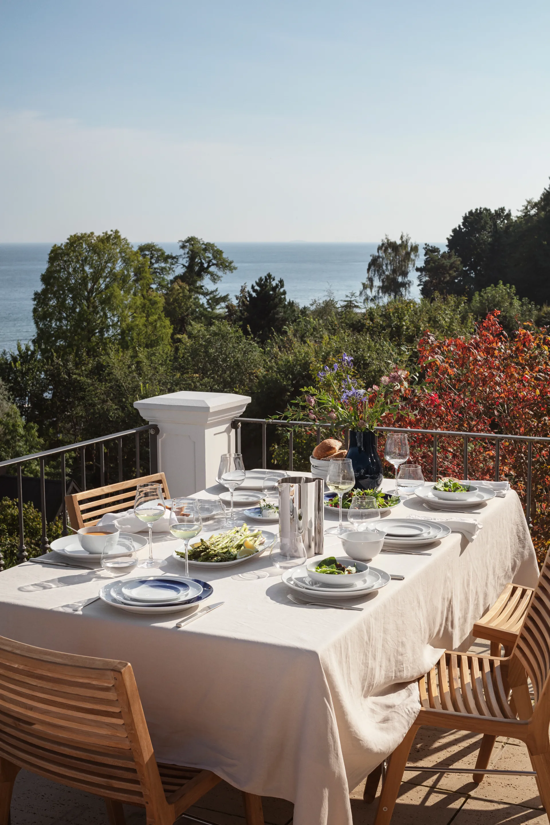 Koppel middagstallerken Ø27 cm, Hvid Georg Jensen