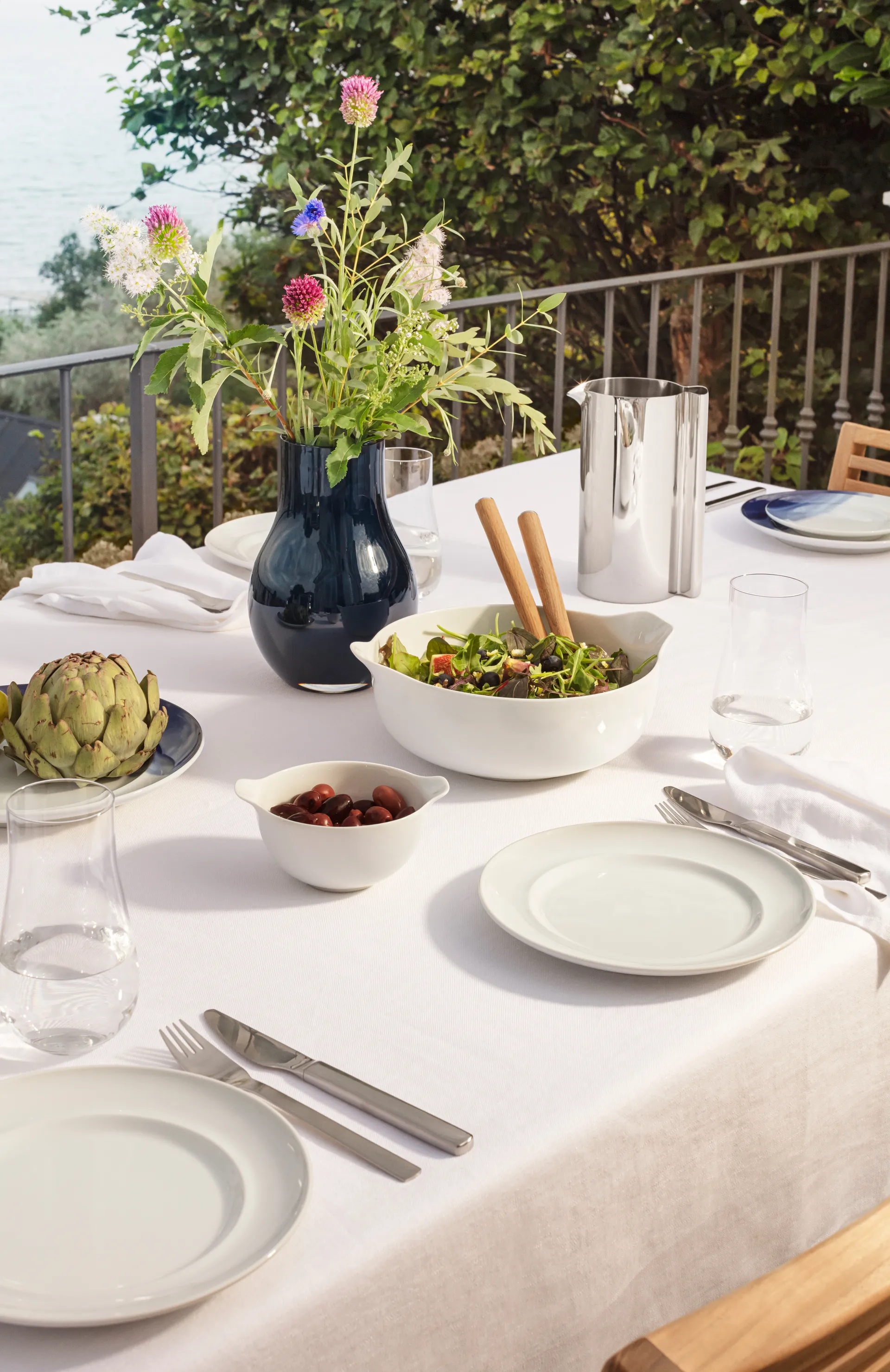 Koppel serveringsskål small Ø12 cm, Hvid Georg Jensen