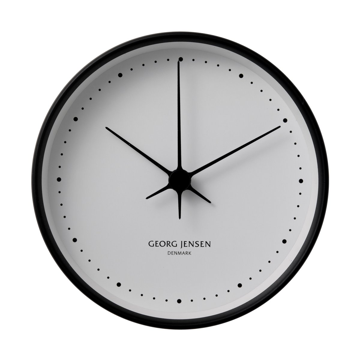 Georg Jensen Koppel vægur sort-hvid Ø 22 cm