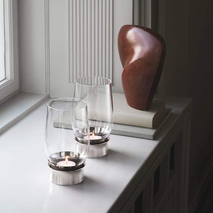 Lumis fyrfadsstage - Rustfrit stål - Georg Jensen