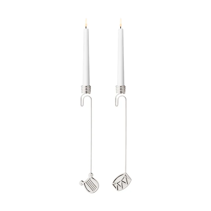 lysestagesæt 2026 - Palladium - Georg Jensen