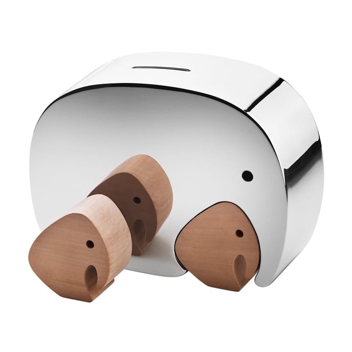Moneyphant med tvillinger - 12,6 cm - Georg Jensen