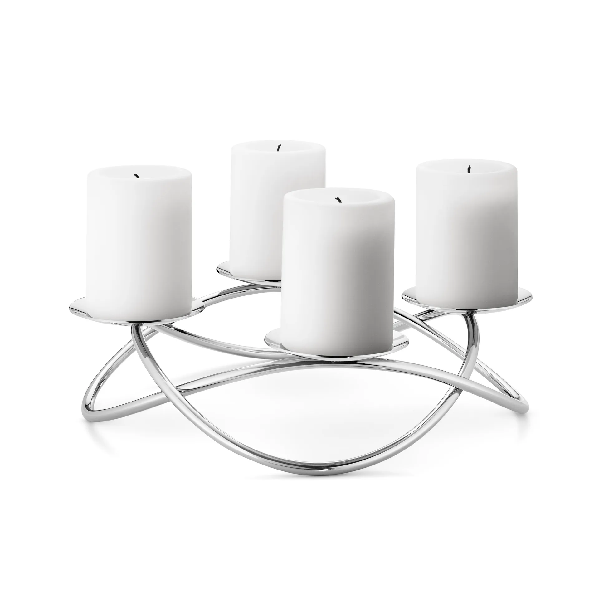 Season blok lysestage, blank (sort) Georg Jensen