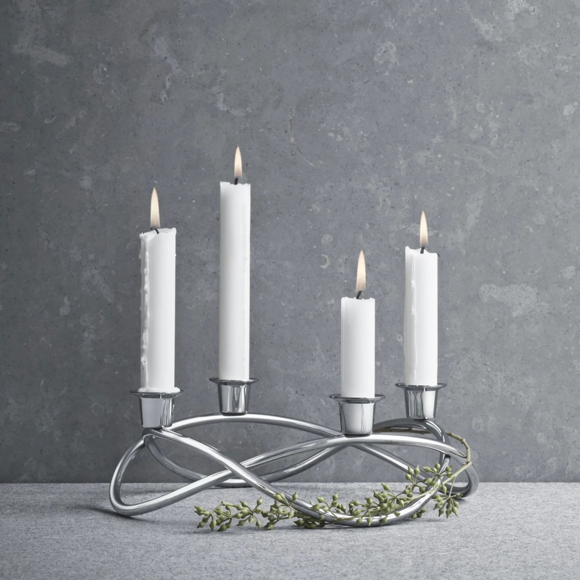 Season lysestage Ø26 cm, blank Georg Jensen