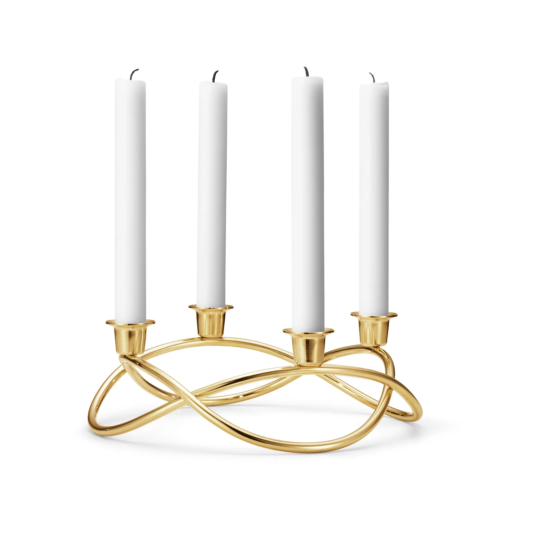 Season lysestage Ø26 cm, guldbelagt Georg Jensen