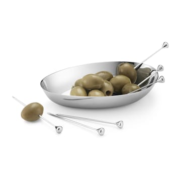 Sky cocktailpinde 6-pak - Rustfrit stål - Georg Jensen