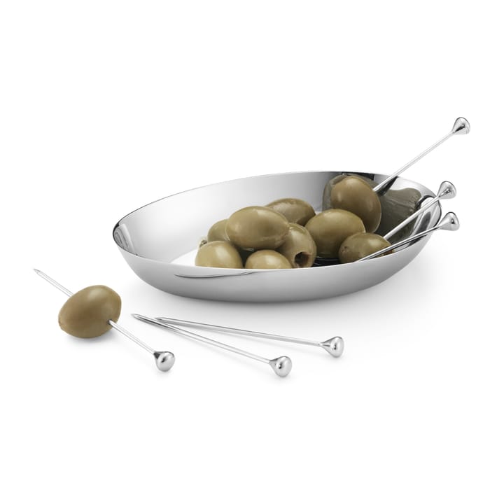 Sky cocktailpinde 6-pak, Rustfrit stål Georg Jensen