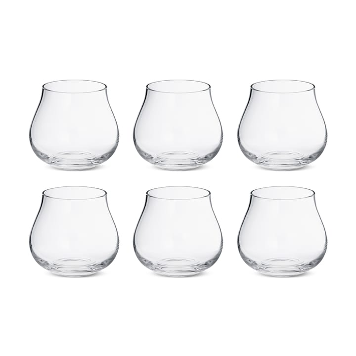 Sky drikkeglas lavt 38 cl 6-pak - Krystallinsk - Georg Jensen