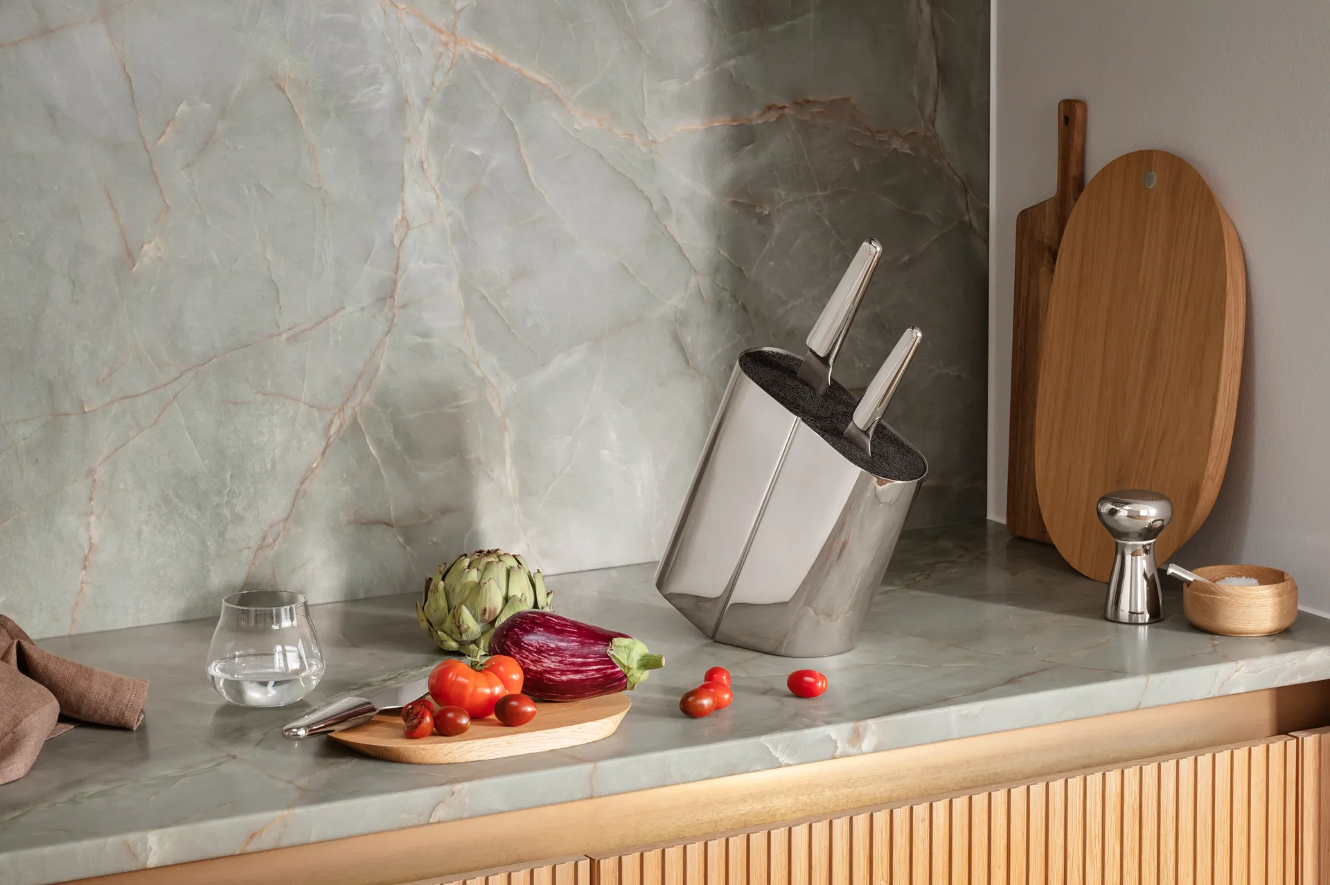 Sky kokkekniv, Rustfrit stål Georg Jensen