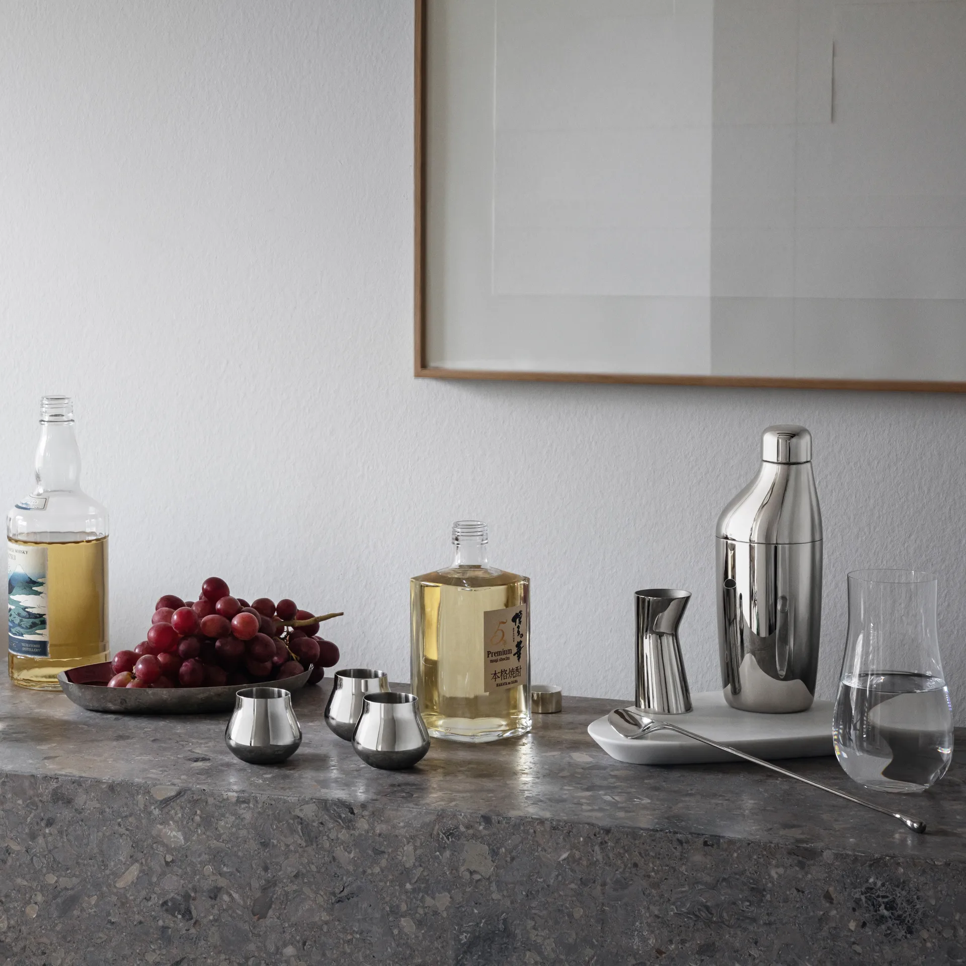 Sky snapseglas 8 cl 2-pak, Rustfrit stål Georg Jensen