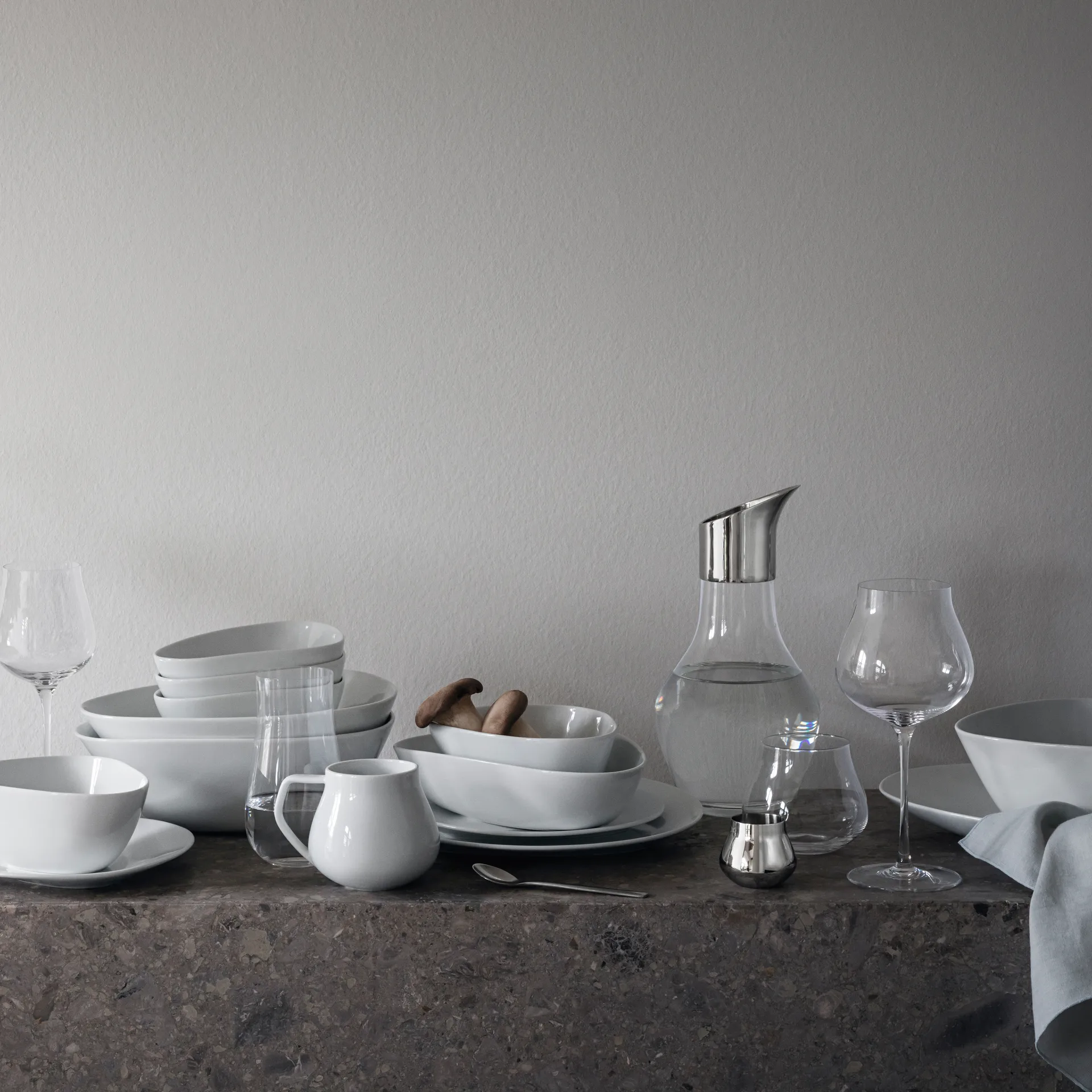Sky snapseglas 8 cl 2-pak, Rustfrit stål Georg Jensen