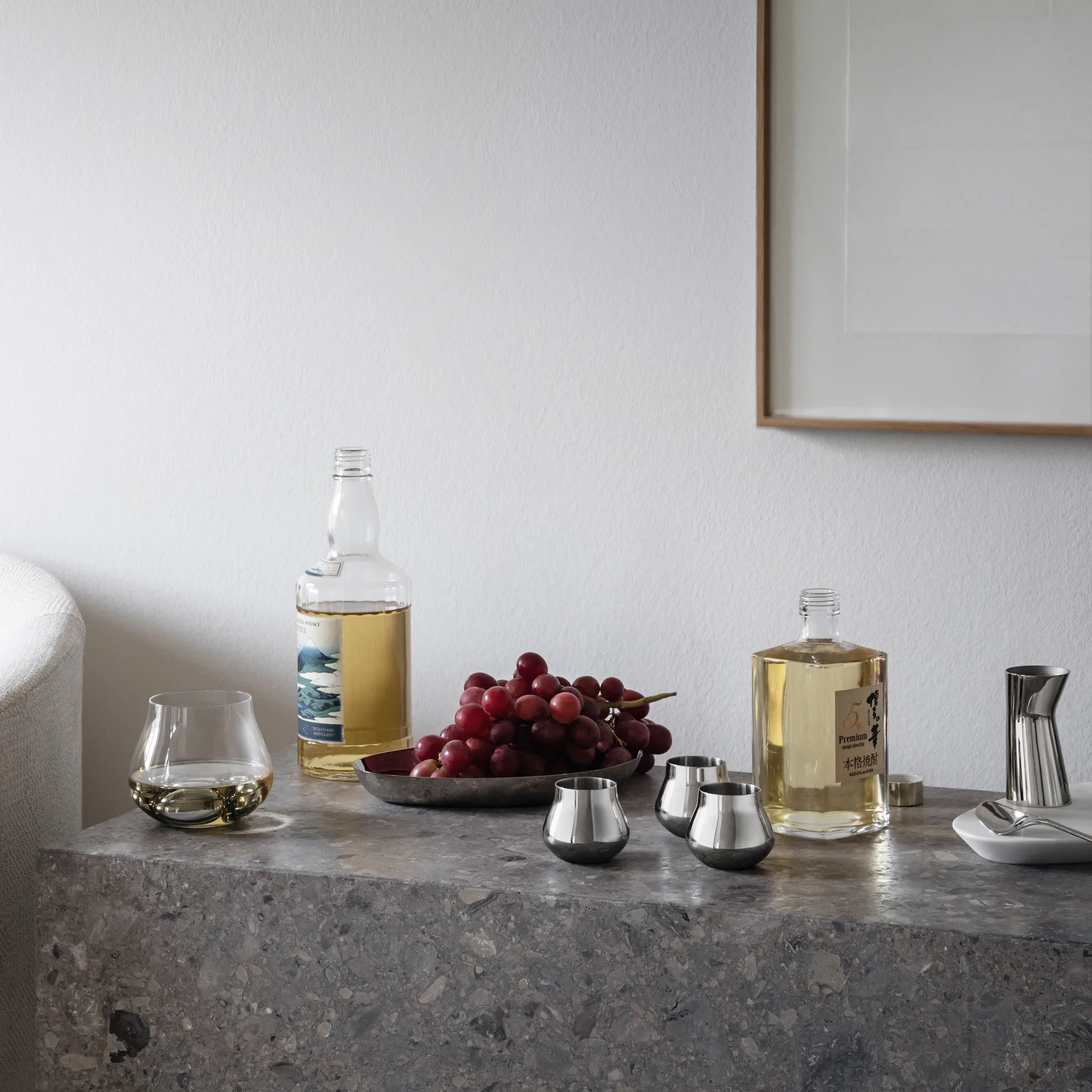 Sky snapseglas 8 cl 2-pak, Rustfrit stål Georg Jensen