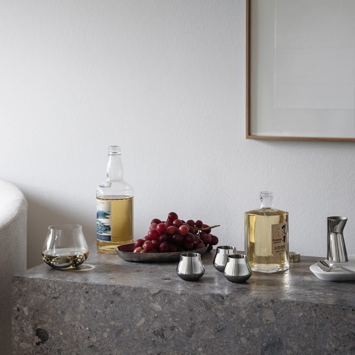 Sky snapseglas 8 cl 2-pak, Rustfrit stål Georg Jensen