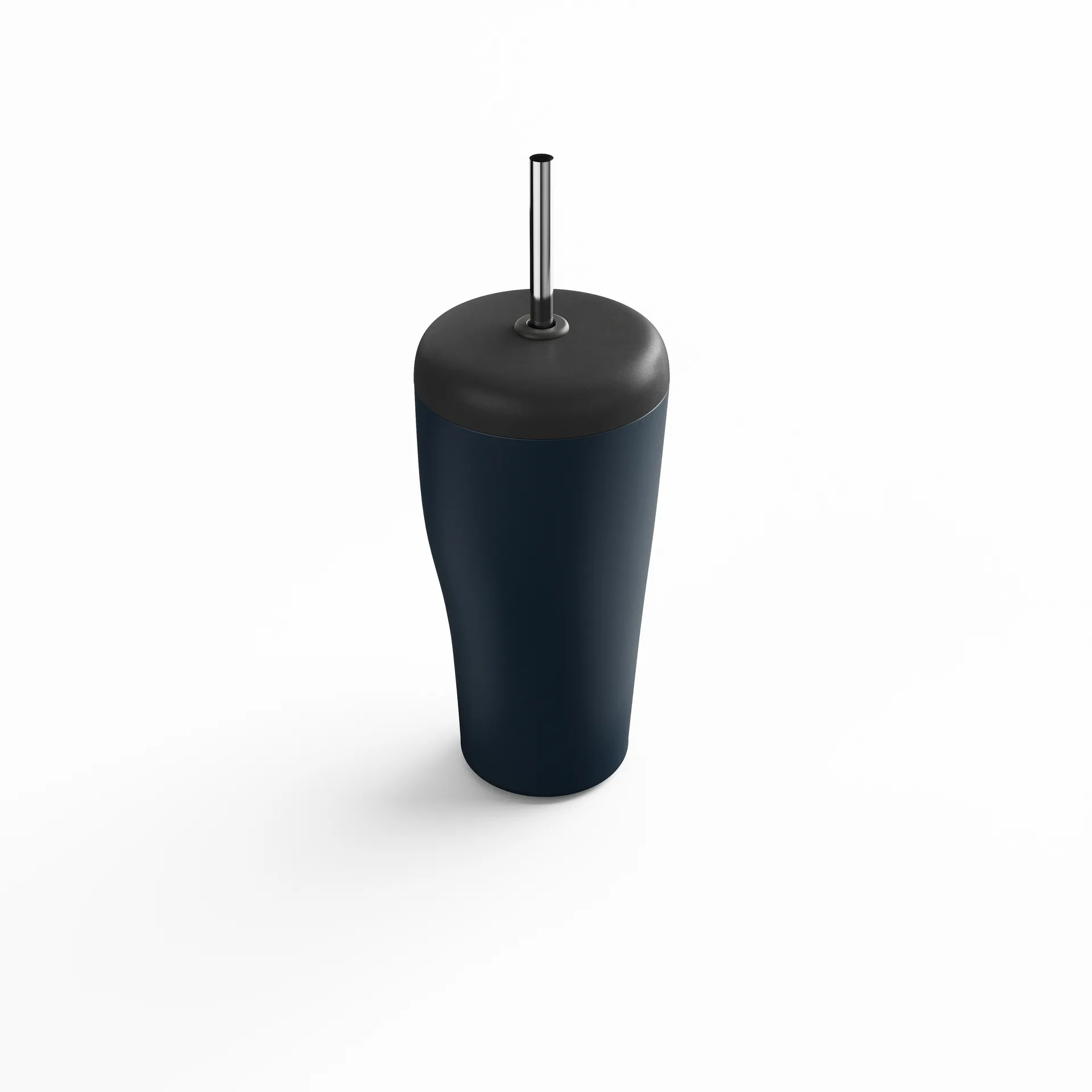 Sky termokop med sugerør 40 cl, Blå Georg Jensen