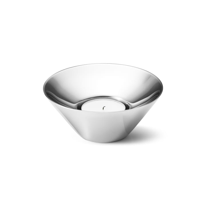 Tunes fyrfadsstage Ø10,2 cm, Rustfrit stål Georg Jensen