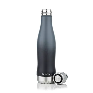 Glacial vandflaske active 400 ml - Gray fade - Glacial