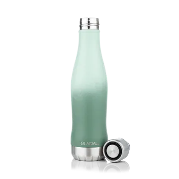 Glacial vandflaske active 400 ml - Green fade - Glacial