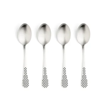 Classic dessertske - Rustfrit stål, 15 cm, 4-pak - Global