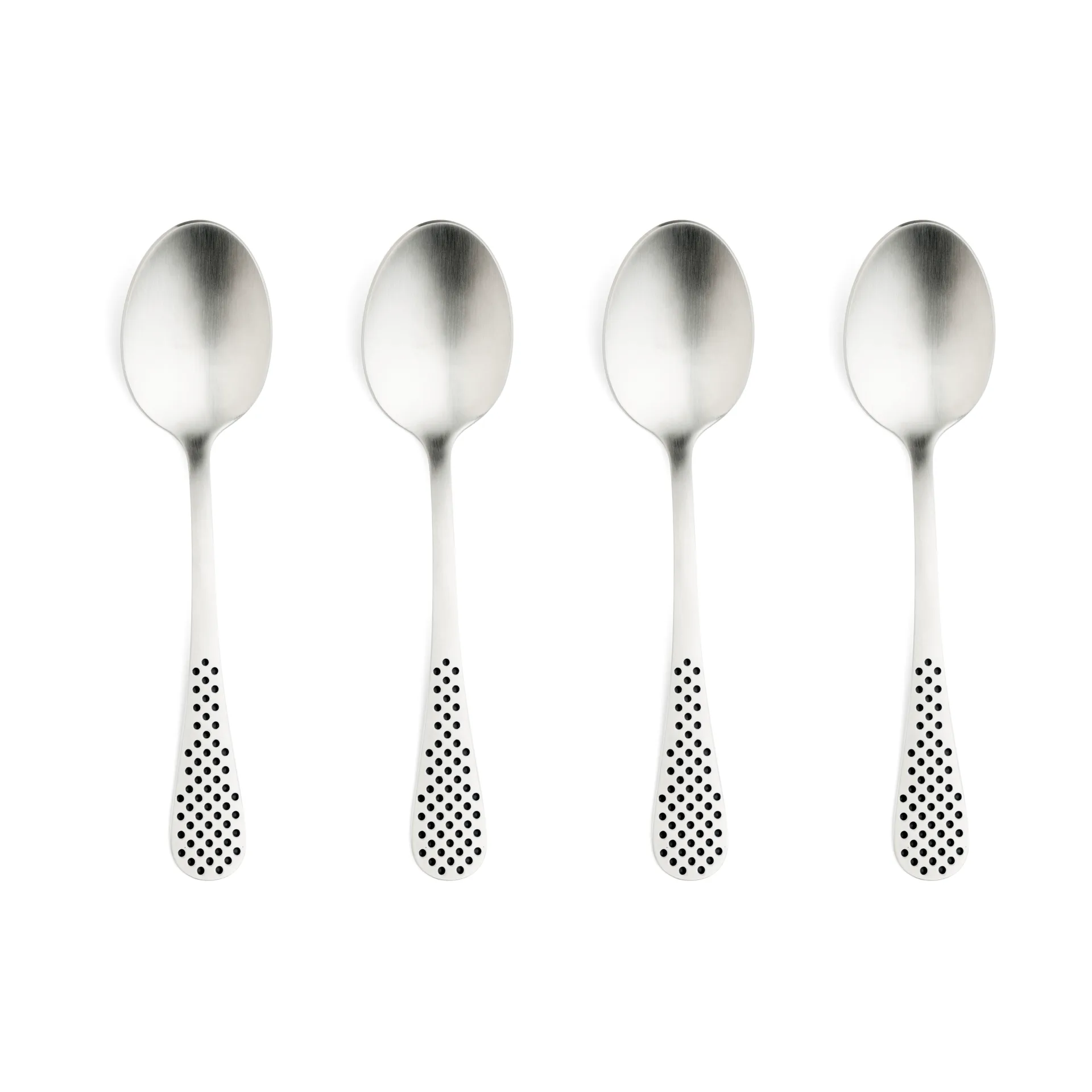 Classic kaffeskætteppe, Rustfrit stål, 12,5 cm, 4-pak Global