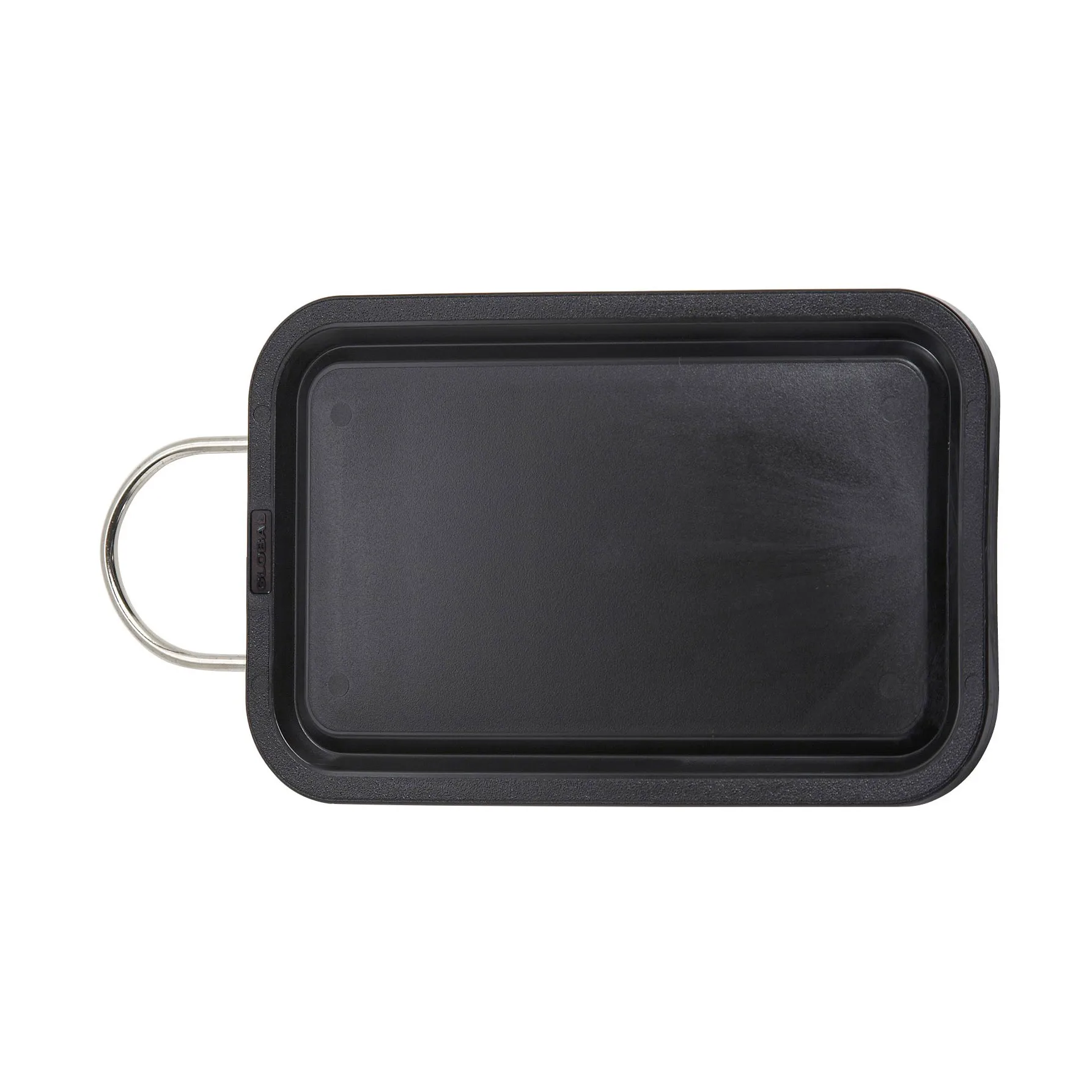 Global G-1004 skærebræt lille 16x26,5 cm, Sort plast Global