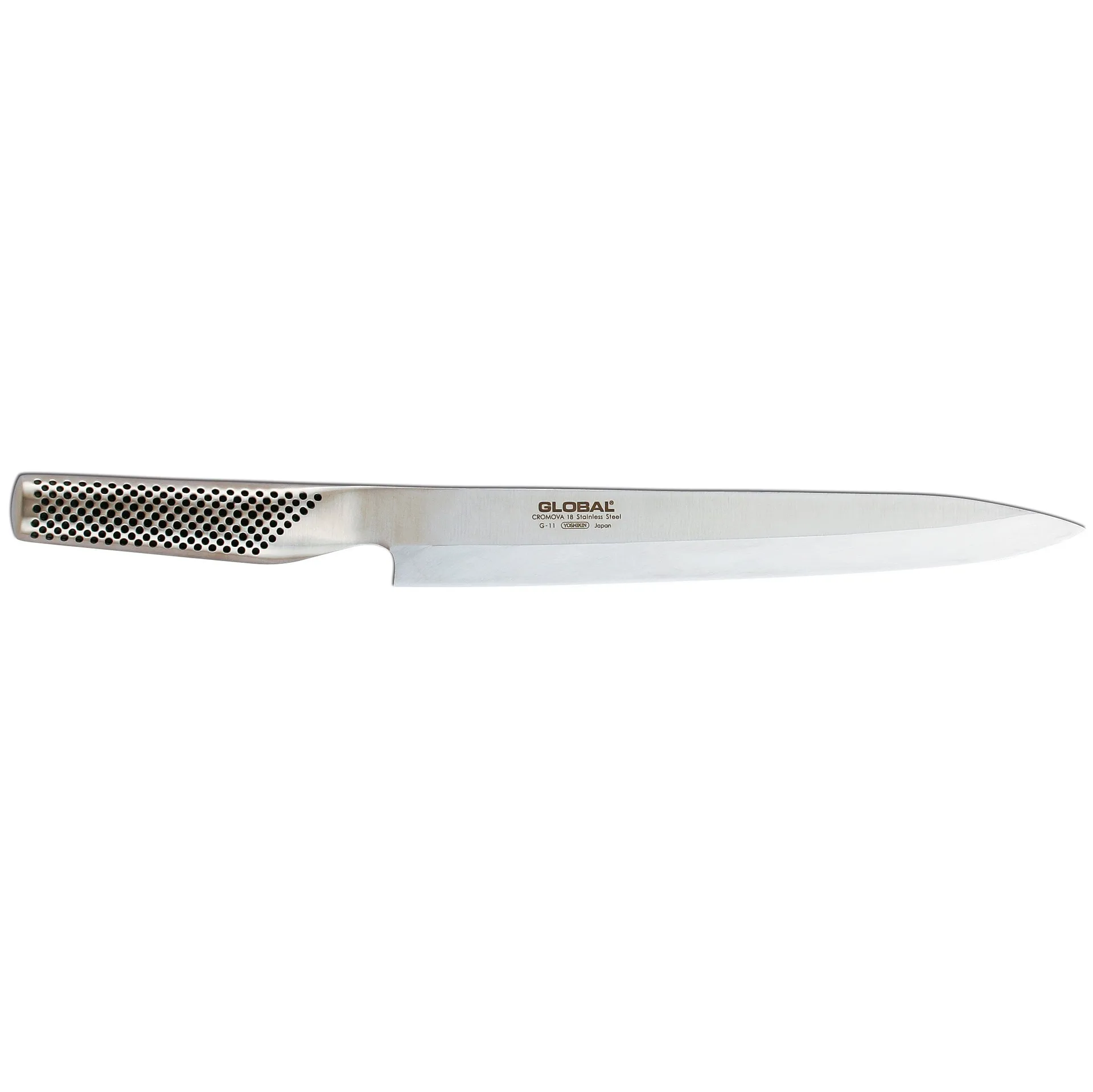 Global G-11 sashimikniv 25 cm spids, rustfrit stål Global