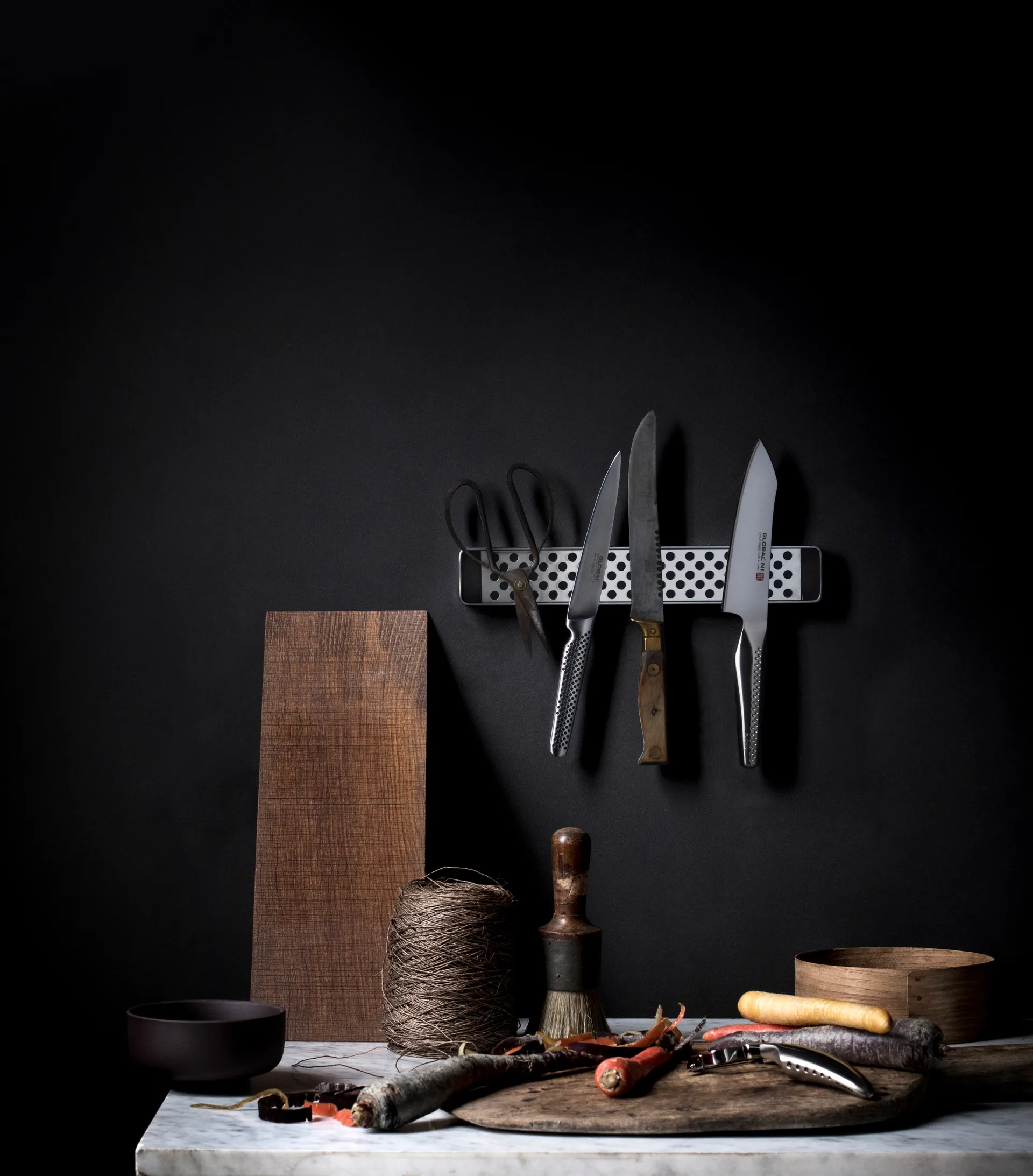 Global G-42 magnetliste, Rustfrit stål, 31 cm Global