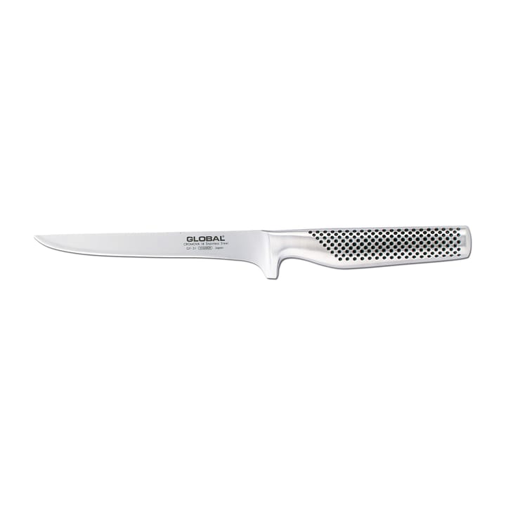 Global GF-31 udbenerkniv 16 cm smedet - Rustfrit stål - Global