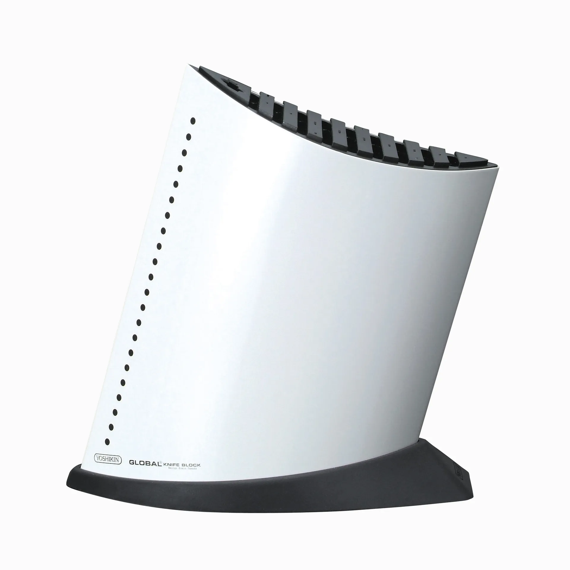 Global GKB-52 knivblok 9+1, Hvid Global