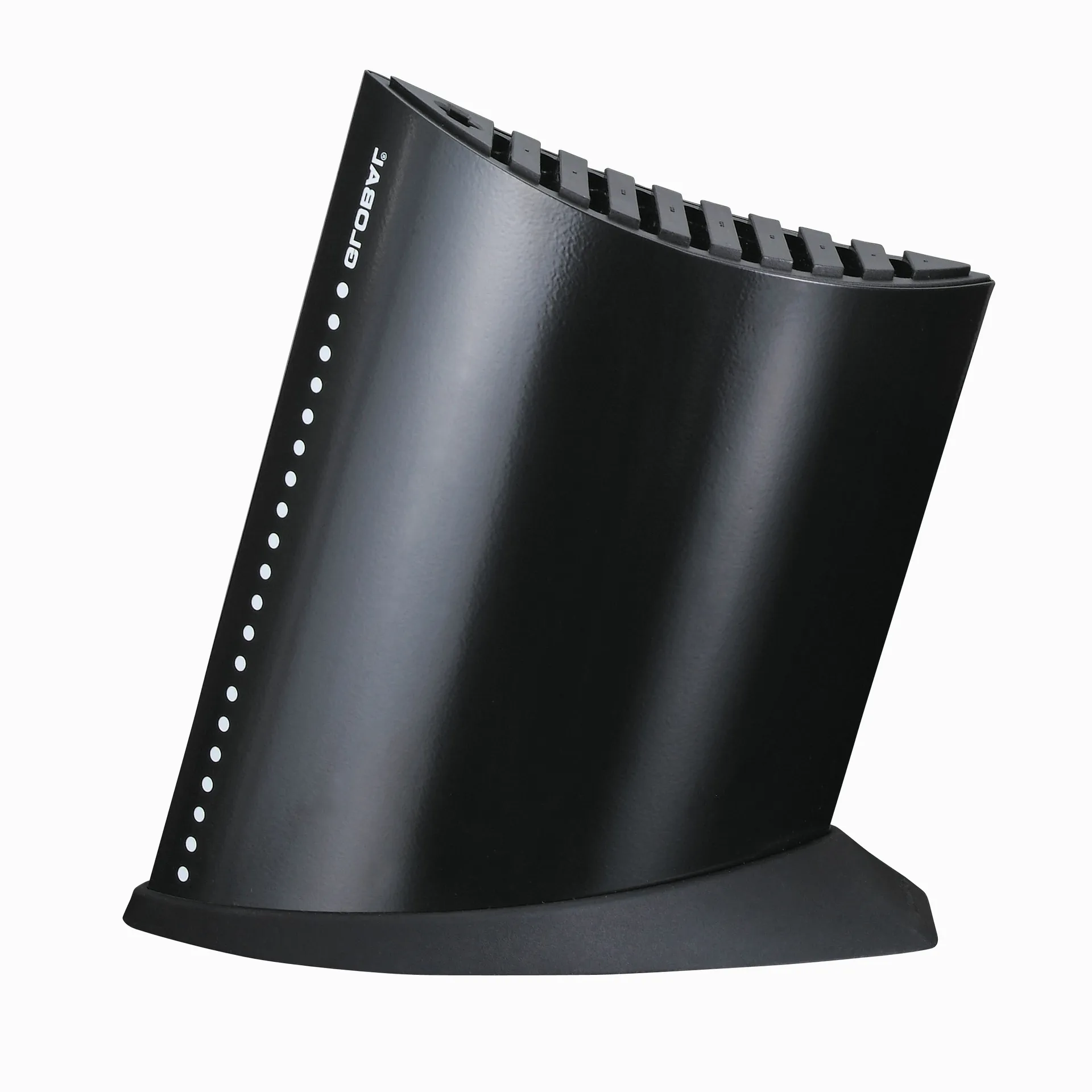 Global GKB-52 knivblok 9+1, Sort Global