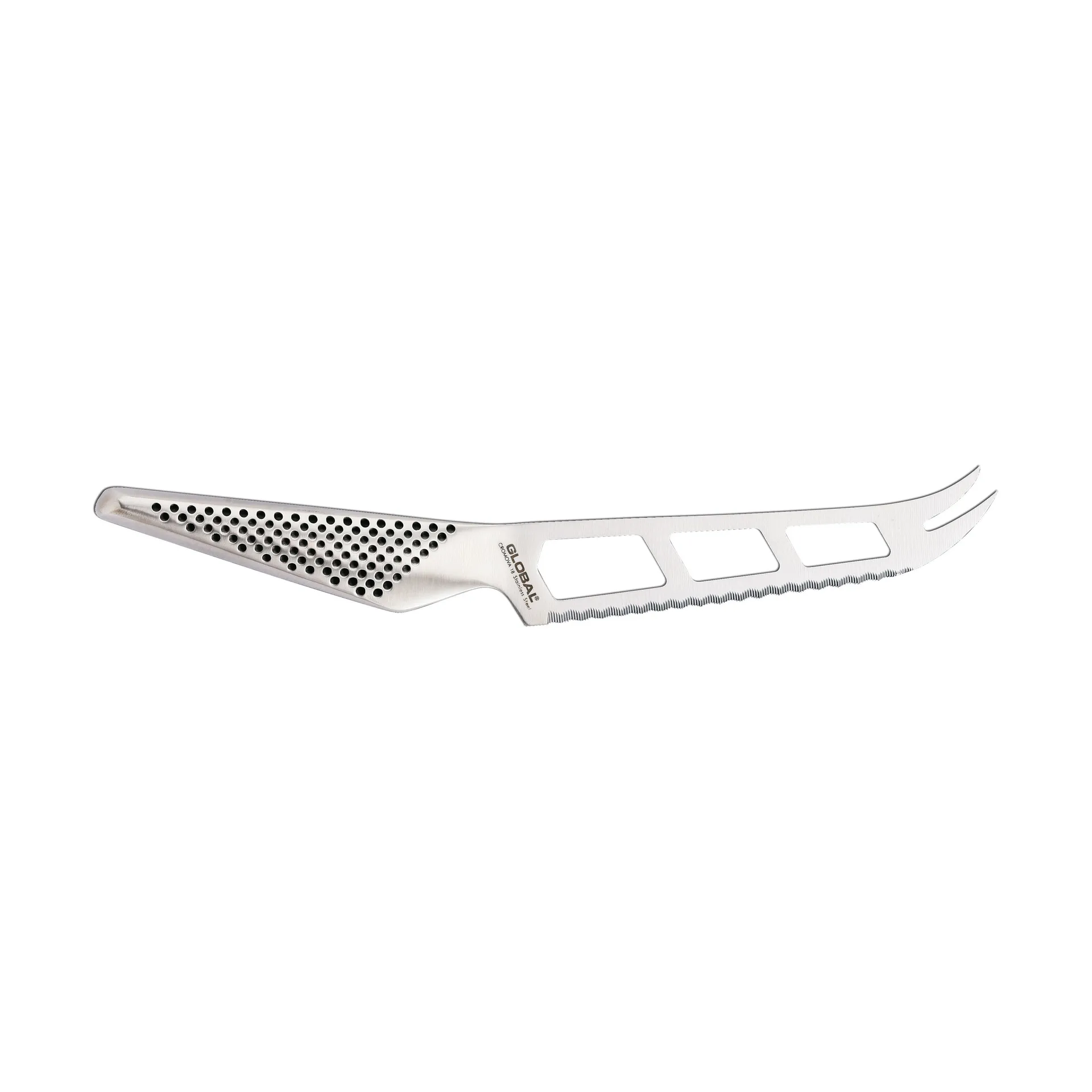 Global GS-10 ostekniv perforeret 14 cm, Rustfrit stål Global